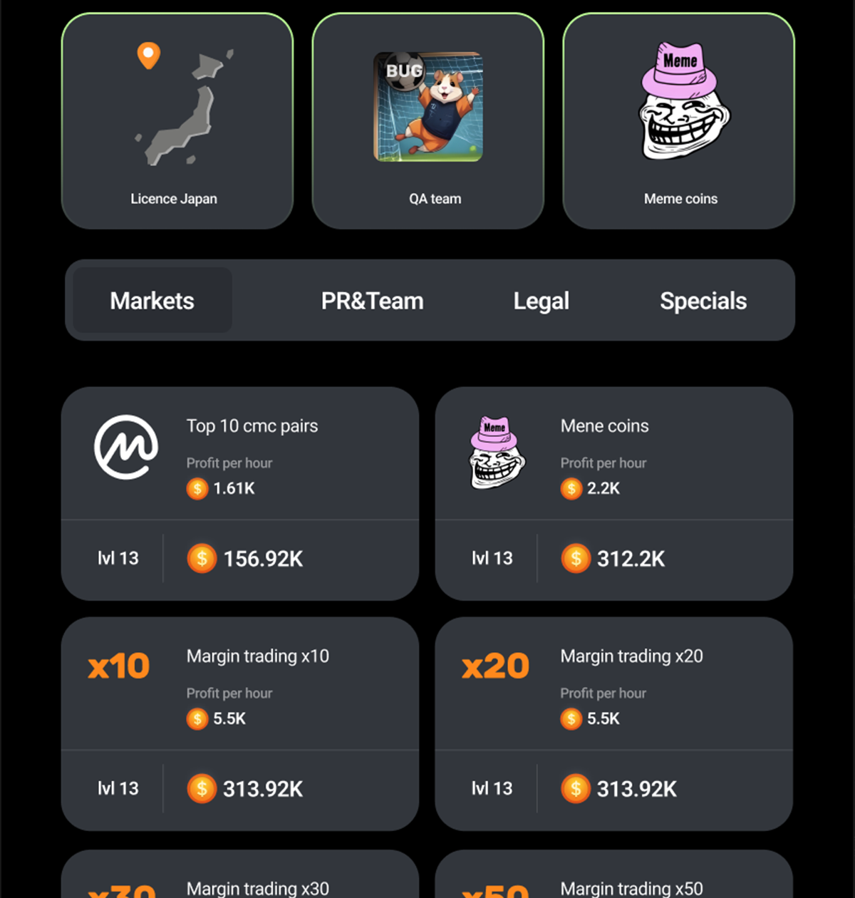 Воронка user acquisition для мобильной игры Hamster Kombat